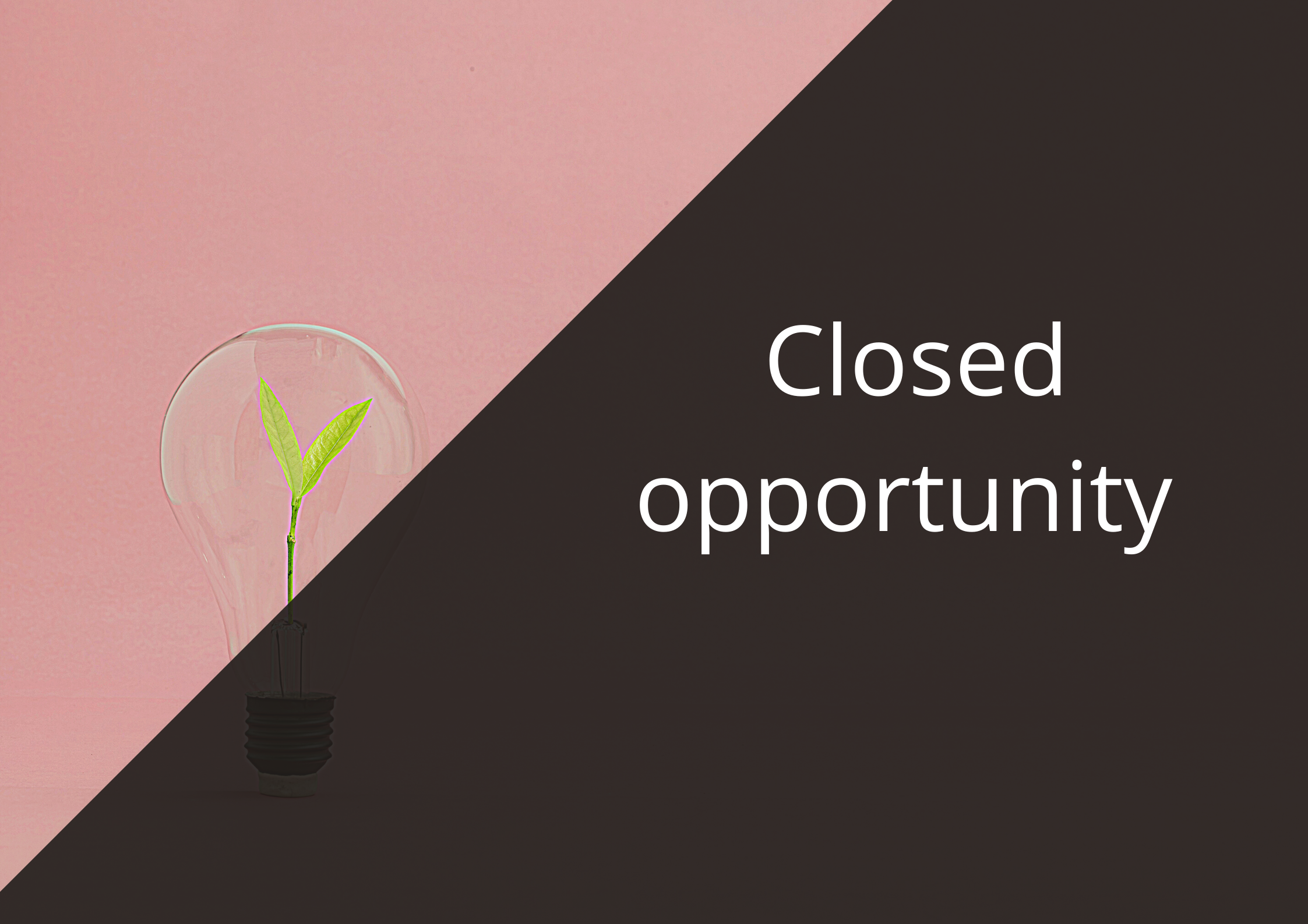 closed opportunity