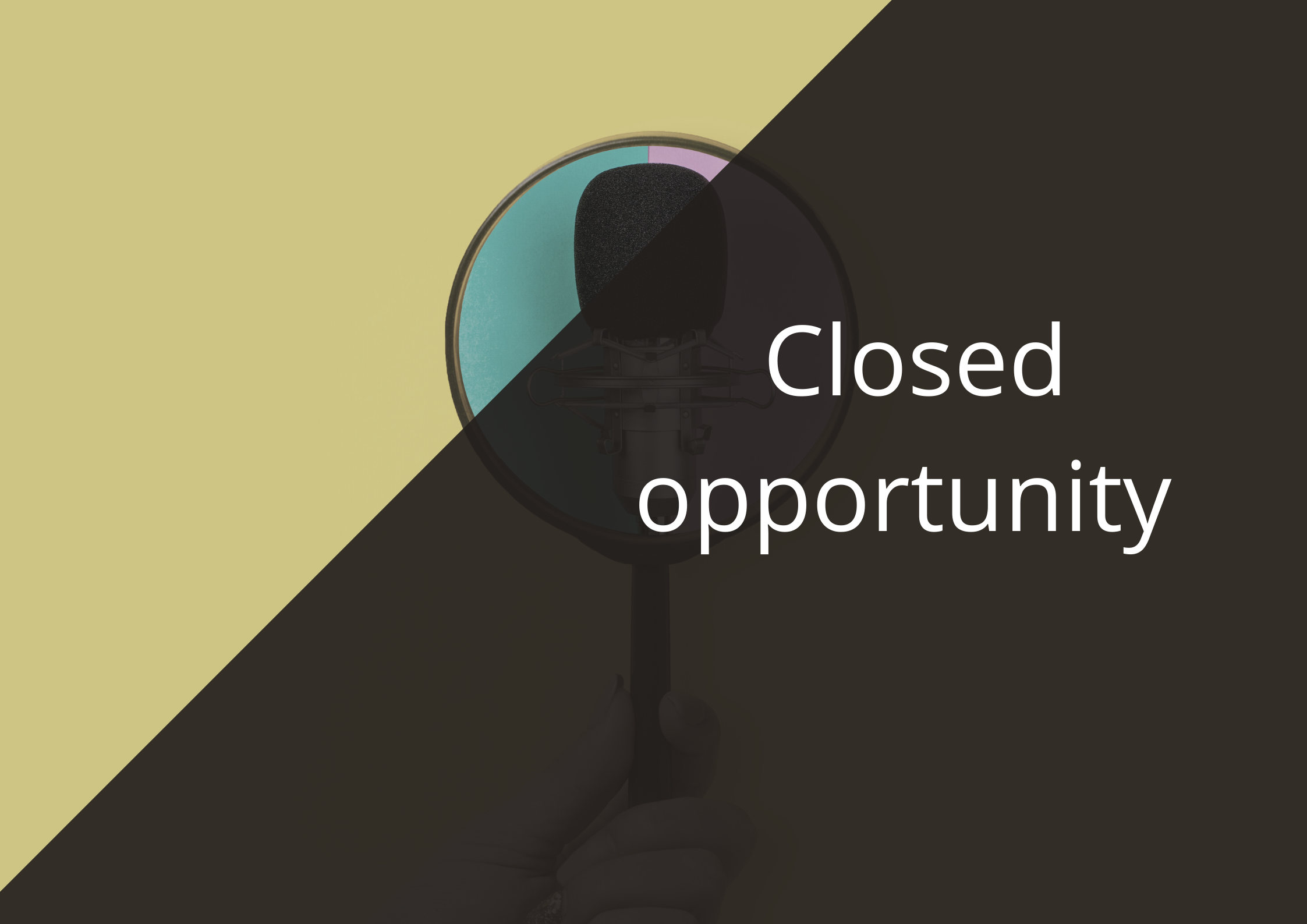 closed opportunity