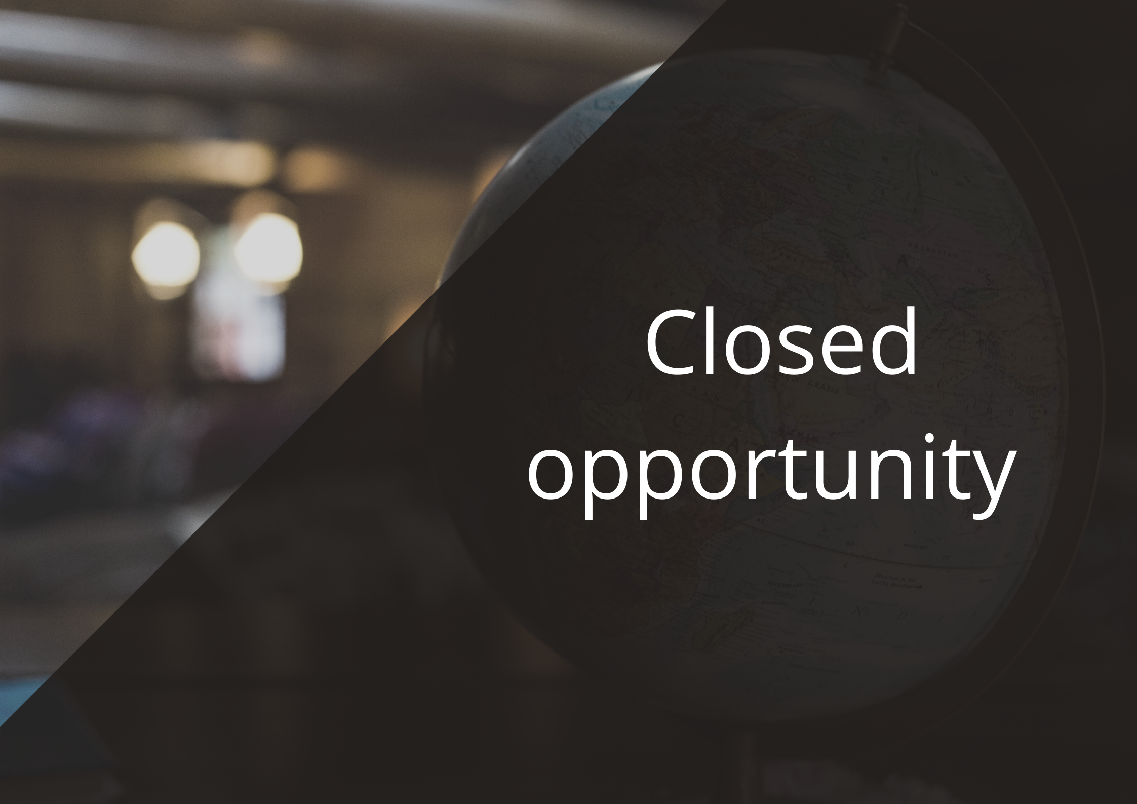 closed opportunity